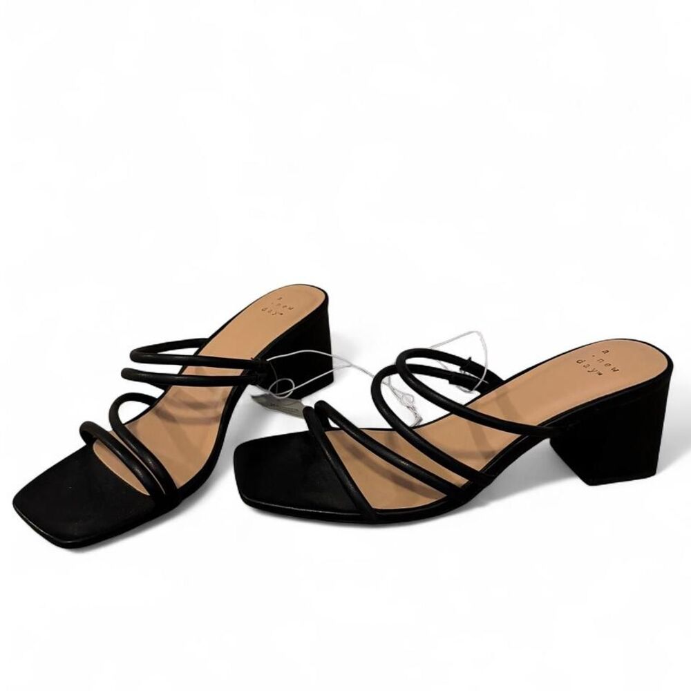 A-new-day Women's Black Sandals